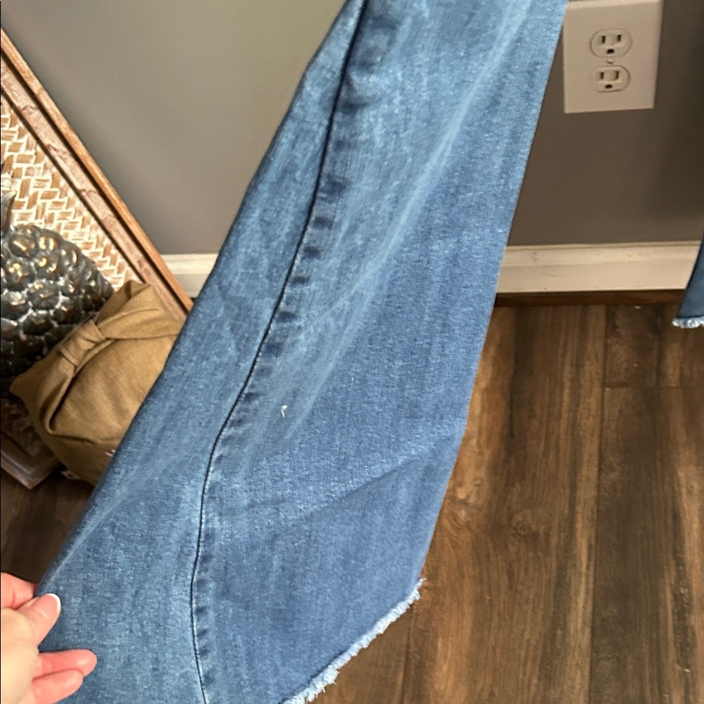Blue Denim Overalls with Classic Indigo Wash - Picture 3 of 4